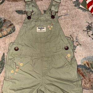 OshKosh B'gosh Sage Green Kids Overalls